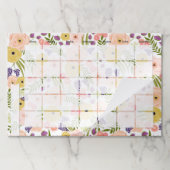 Wildflower Desk Calendarメモ帳 ペーパーパッド (折り畳み)