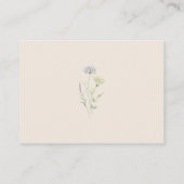 Wildflower Diaper Raffle Enclosure Card エンクロージャーカード (裏面)