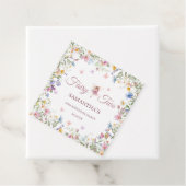 Wildflower Fairy Garden 2歳の誕生日パーティー スクエア フェイバータグ (インサイチュ)
