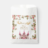 Wildflower Fairytale Castle Baby Shower Thank You フェイバーバッグ (正面)