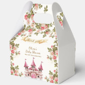 Wildflower Fairytale Princess Castle Baby Shower フェイバーボックス (裏面)