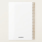  Wildflower Field プランナー手帳 (裏面)