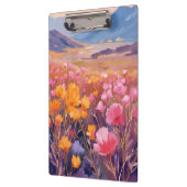 Wildflower Field | Floral Landscape Painting クリップボード (左)