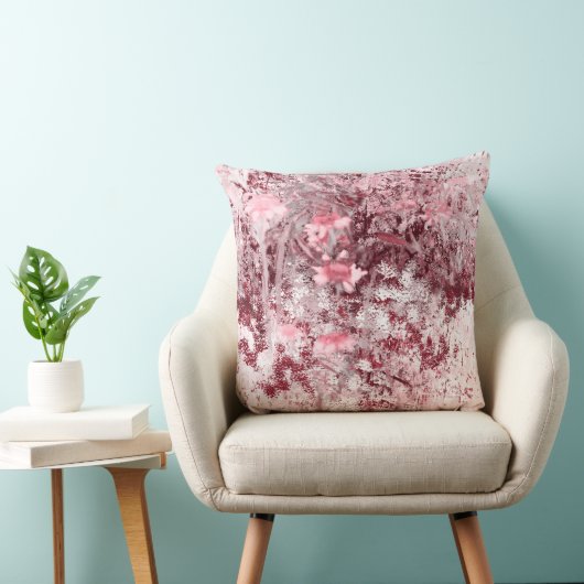 Wildflower Field Impressionism-Mauve クッション (椅子)