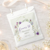 Wildflower First Birthday フェイバーバッグ (クリップ留めされた状態)