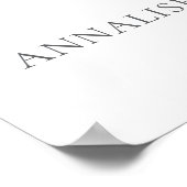 Wildflower Floral Bridal Shower ポスター (角)