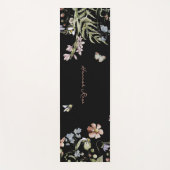 Wildflower Floral Bumble Bee | モノグラム  ヨガマット (正面)