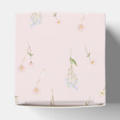 Wildflower Floral Girl Baptism フェイバーボックス (上部)