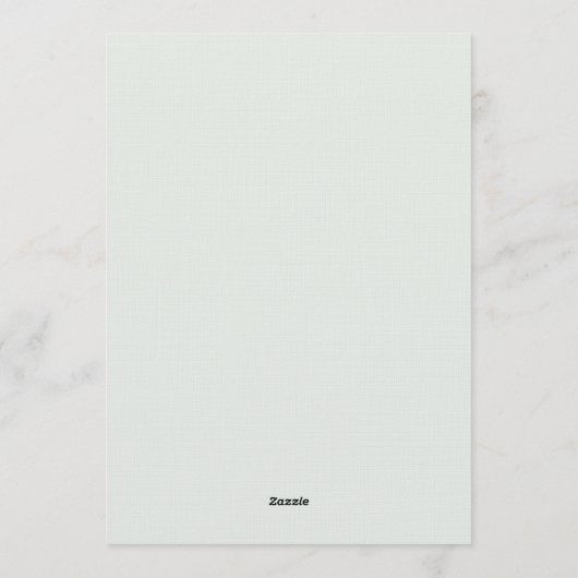 Wildflower Floral Meadow Gold Frame Wedding 招待状 (裏面)