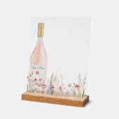 Wildflower Floral Mom-Osa Sign アクリルサイン (傾斜)