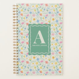 Wildflower Floral Personalized  プランナー手帳