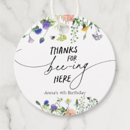 Wildflower for 感謝してい Being-Ing Hereメッセージカード フェイバータグ