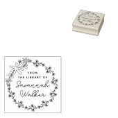 Wildflower Frame Calligraphy From the Library of ラバースタンプ (押印)