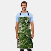Wildflower Garden Apron Design エプロン (着用した状態)