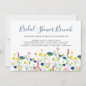 Wildflower Garden Bridal Shower Brunch Invitation 招待状 (正面)