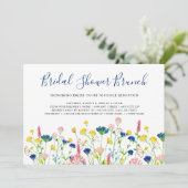 Wildflower Garden Bridal Shower Brunch Invitation 招待状 (スタンド正面)