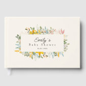 Wildflower Garden Charm | Baby Shower ゲストブック (正面)