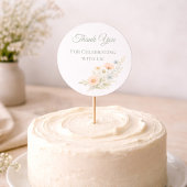 Wildflower Garden Cupcake Topper ラウンドシール