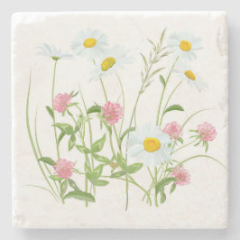 Wildflower Garden | Custom Stone Coaster ストーンコースター