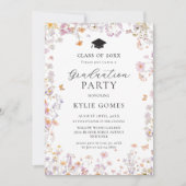 Wildflower Garden Graduation Party Invitation 招待状 (正面)