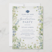 Wildflower Garden Graduation Party Invitation 招待状 (正面)