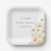 Wildflower Garden Party Event ペーパープレート (正面)