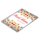 Wildflower Garden Plant Mom ノートブック (左側)