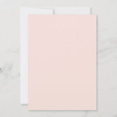 Wildflower Garden Princess Castle 1st Birthday サンキューカード (裏面)