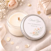 Wildflower Garden Thank You ラウンドシール