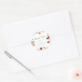 Wildflower Garden Wedding ラウンドシール (封筒)