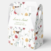 Wildflower Garden Wedding Favor Box フェイバーボックス (オープン)