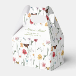 Wildflower Garden Wedding Favor Box フェイバーボックス