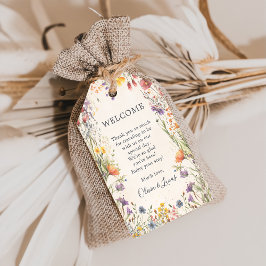 Wildflower Garden Wedding Welcome Gift Tags ギフトタグ