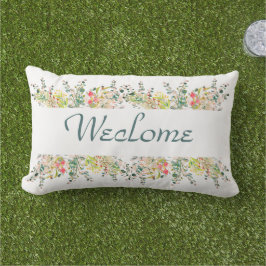 Wildflower Garden Welcome アウトドアパティオポーチ アウトドアクッション