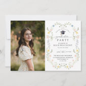 Wildflower Graduation Party Invitation 招待状 (正面)