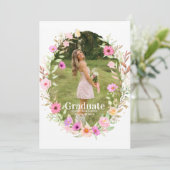 Wildflower Graduation Party photo 招待状 (スタンド正面)