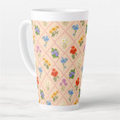 Wildflower Harlequin Garden カフェラテマグ (左アングル)