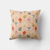 Wildflower Harlequin Garden クッション (裏面)