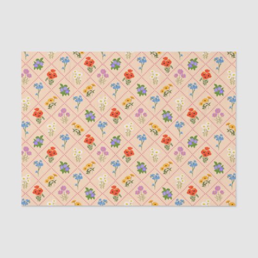 Wildflower Harlequin Garden 薄葉紙 (正面)