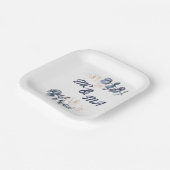 Wildflower Harmony Floral Party Plate ペーパープレート (傾斜あり)