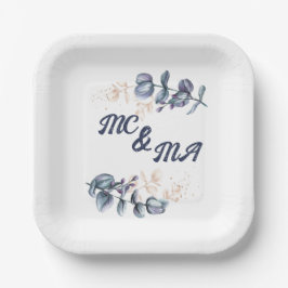 Wildflower Harmony Floral Party Plate ペーパープレート