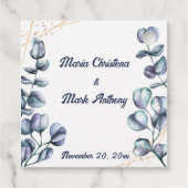 Wildflower Harmony Wedding Favor  フェイバータグ (裏面)