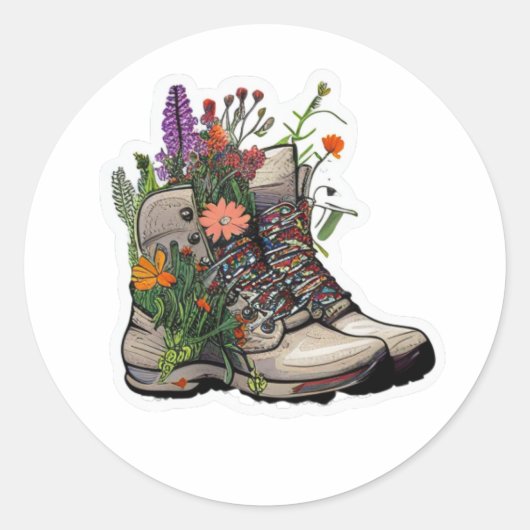 Wildflower Hiking Boot: Freedoで自然を探索 ラウンドシール (正面)