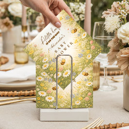 Wildflower Honey Meadow Baby Shower スタンダードカクテルナプキン