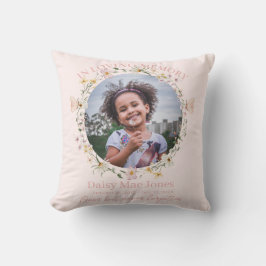 Wildflower In Loving Memory Memorial Funeral Photo クッション