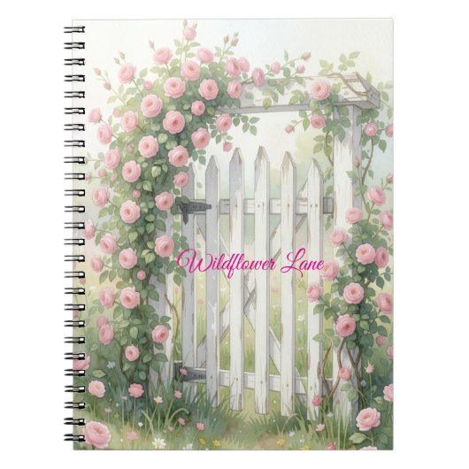 Wildflower Lane ノートブック (正面)