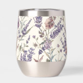 Wildflower Lavender Boho Botanical Floral (背面)