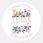 Wildflower Lawnかわいらしさん、ありがとうございました来。 ラウンドシール (正面)