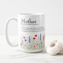 Wildflower Mama Mug -おもしろい母の日の贈り物 コーヒーマグカップ