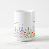 Wildflower Mama Mug – 皮肉な母の日の贈り物 コーヒーマグカップ (中央)